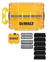 Dewalt DT70802-QZ Medium Tough Case Organiser (Empty) + Small Bulk Storage Case (Empty) + Dividers + Screwdriver Bit Bar £13.99